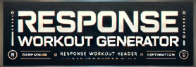 ReSpOnSe Workout Generator